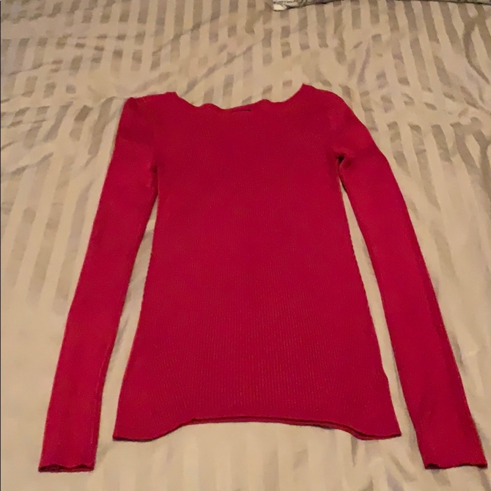 Express red sweater
